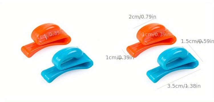 2pcs Keys Clips Plastic Bag Hook Keys Clips Keys Holder Hook Folder For Purse Handbags Backpacks