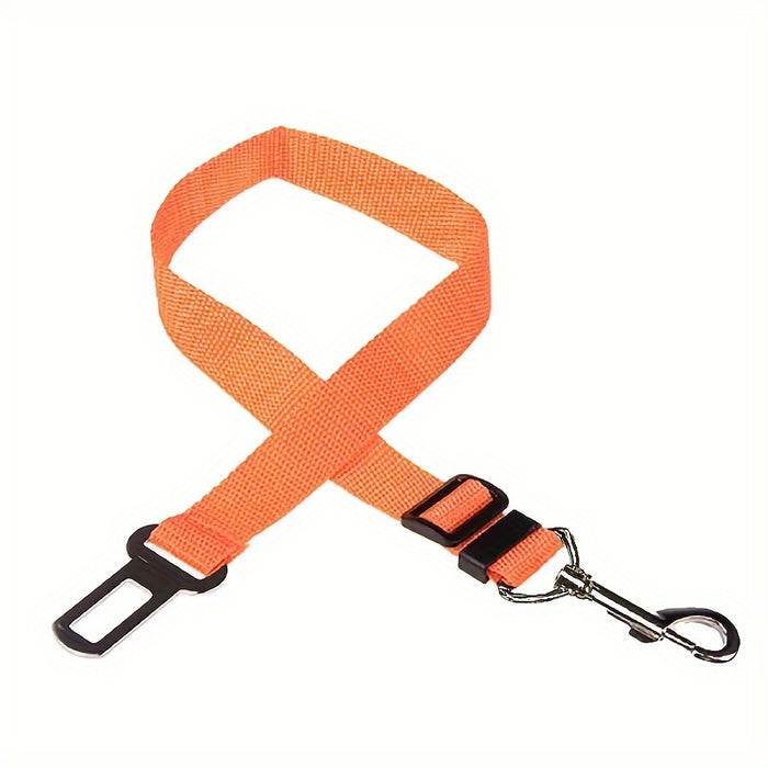 1pc Adjustable Car Seatbelt Harness for Pets, Dog & Cat Safety Seat Belt Lead