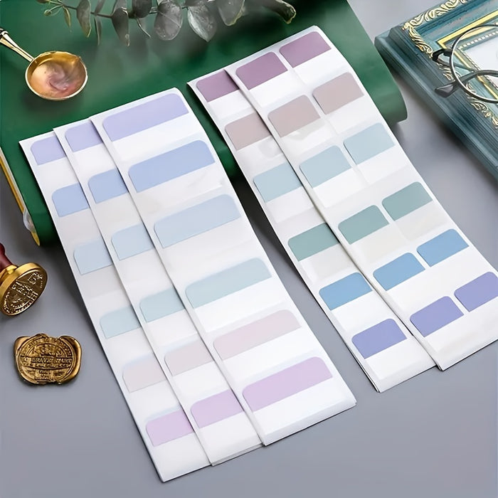 240/120/60pcs Colorful Adhesive Index Labels Stickers, with Writing Pen, for Office, Reading Notes, Office Supplies