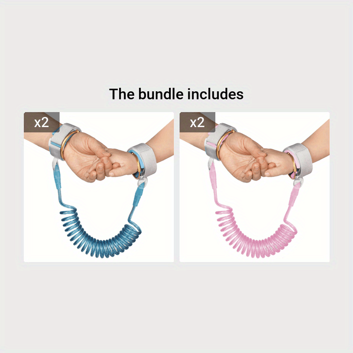 Anti-lost Belt Traction Rope, Baby Anti-lost Safety Bracelet, Spring Rope Baby Bracelet