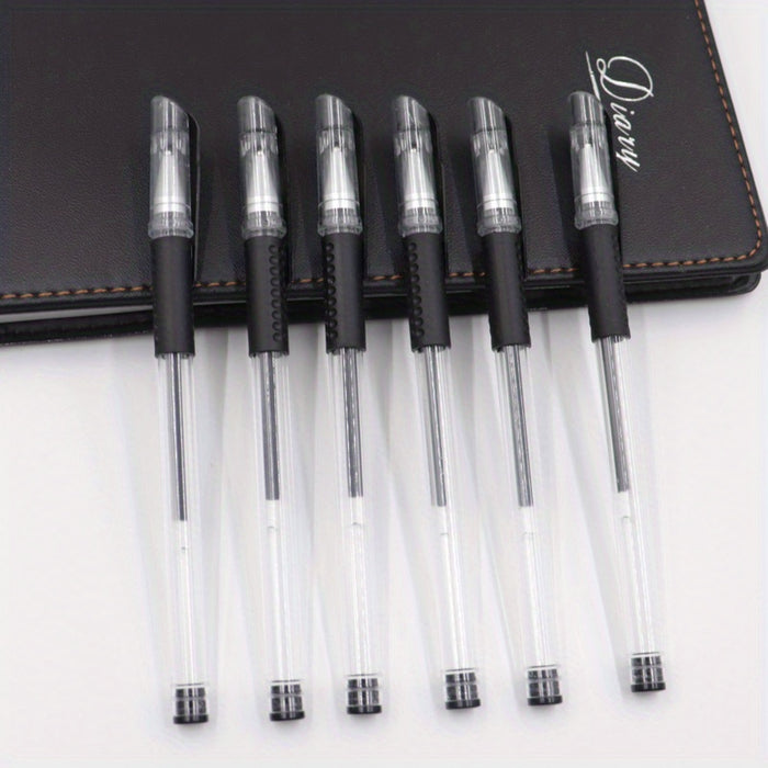 10pcs Gel Pens Set Black Blue Red Refill Gel Pen Bullet Tip 0.5mm School & Office Supplies Stationery kawaii accessories stationery Japanese Office School Cute