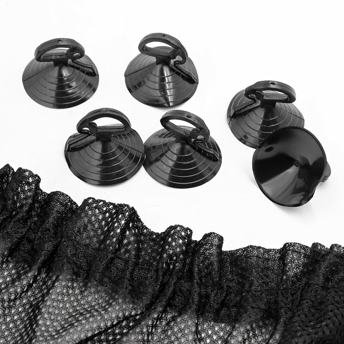 Summer Car Sunshade Curtain Car Side Barrier Suction Cup Curtain Sedan Truck Van Black Gauze Mesh Sunshade