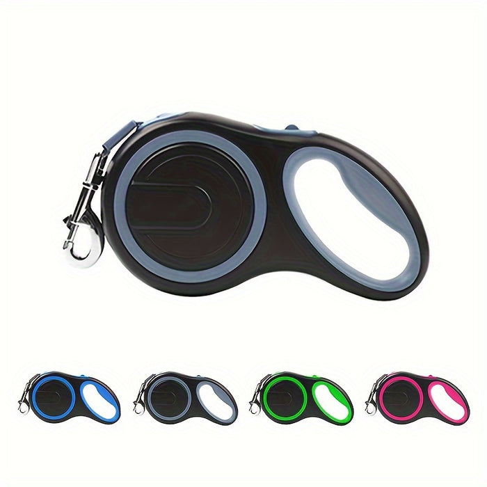 26ft Retractable Dog Leash For Dogs Up To 110lbswith  Anti-Slip Rubber Handle, One-Button Brake