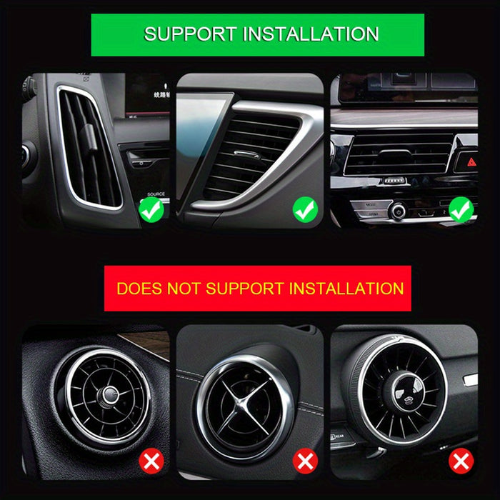 10pcs 10 Pcs Car Air Conditioner Outlet Decorative U-Shape Moulding Trim for Car Styling Door Edge Corner Protector