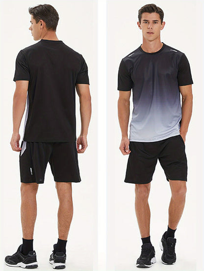 Men'S Sportswear for Running And Fitness, Breathable Short-Sleeve T-Shirt, Quick-Dry Clothing, Basketball Gear, Summer Tank Top.