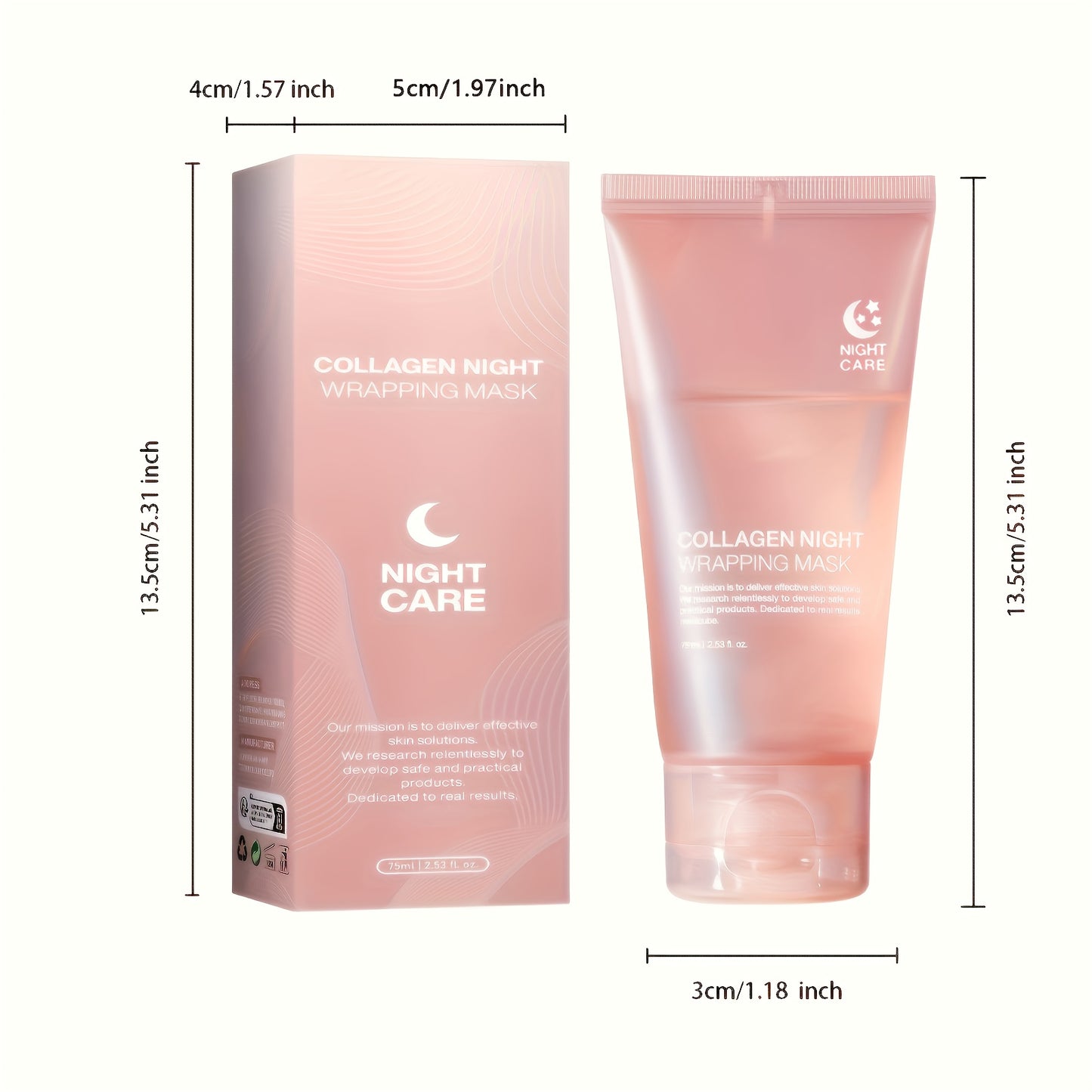 Tyramine Night Mask, Contains Tyramine and Hyaluronic Acid, Collagen, Collagen Mask, Paraben-free, Can Moisturize, Continuous Use Can Improve Skin Quality, Make Skin Feel Smoother, Suitable for Use Before Bed, Suitable for Ho