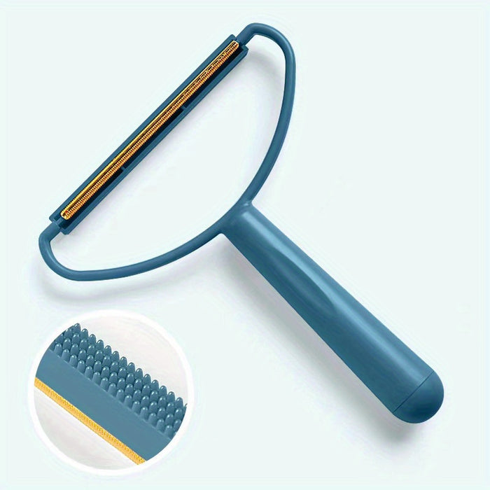 1pc Pet Hair Remover Tool for Dogs - Durable Plastic Lint Roller with Teal Handle, Coat Shaver & Fur Ball Trimmer for Home Use, Pet Grooming Tool|Functional Pet Accessory|Comfortable Grip