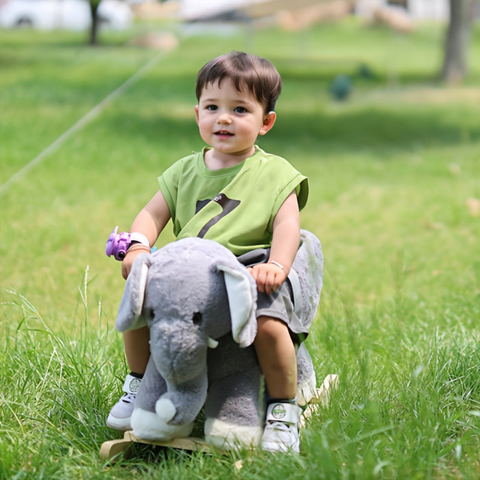 Elephant Rocking Horse, Baby Use, Home Outdoor Use, Baby Birthday Gift, Christmas Gift