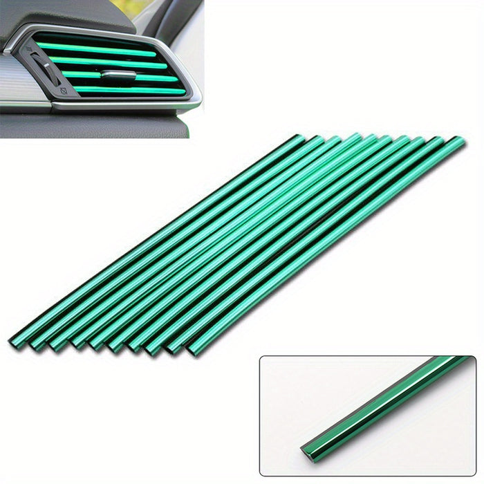 10pcs 10 Pcs Car Air Conditioner Outlet Decorative U-Shape Moulding Trim for Car Styling Door Edge Corner Protector