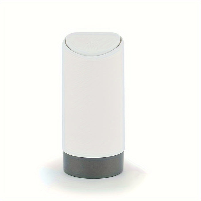 Black/White Car Garbage Can Car Trash Silicone Convenient Sanitary Noiseless Storage Box