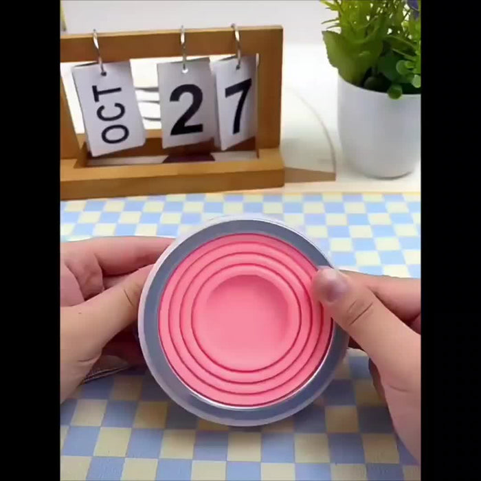 1pc 180/270/320ml Portable Folding Water Cup,  Silicone Food-Grade, Camping, Travel, Outdoor, for Brushing Teeth