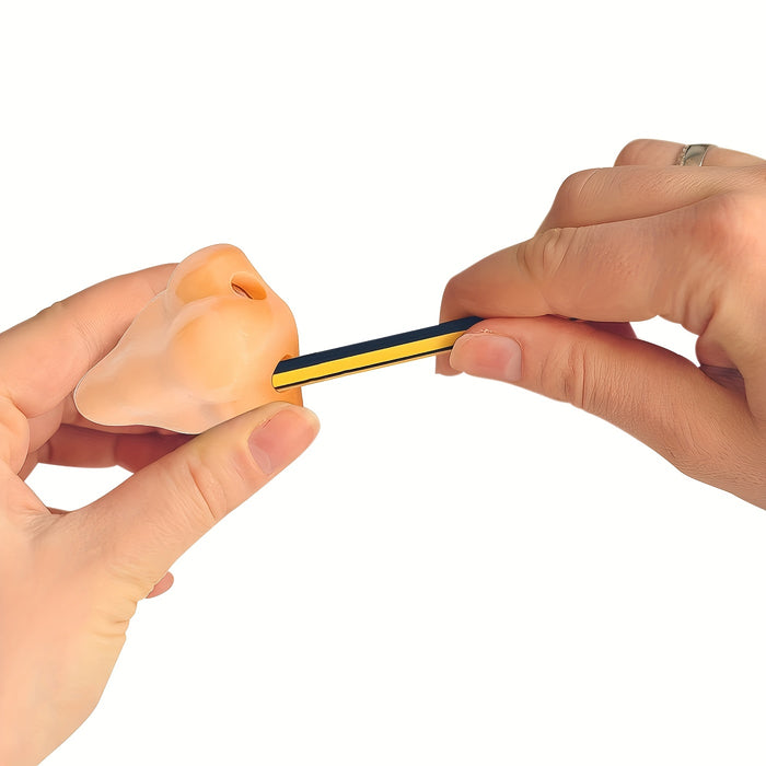 1pc/12pcs Novel Nose-Shaped Pencil Sharpener Set of 12 - Fun and Quirky Pencil Sharpening Solution