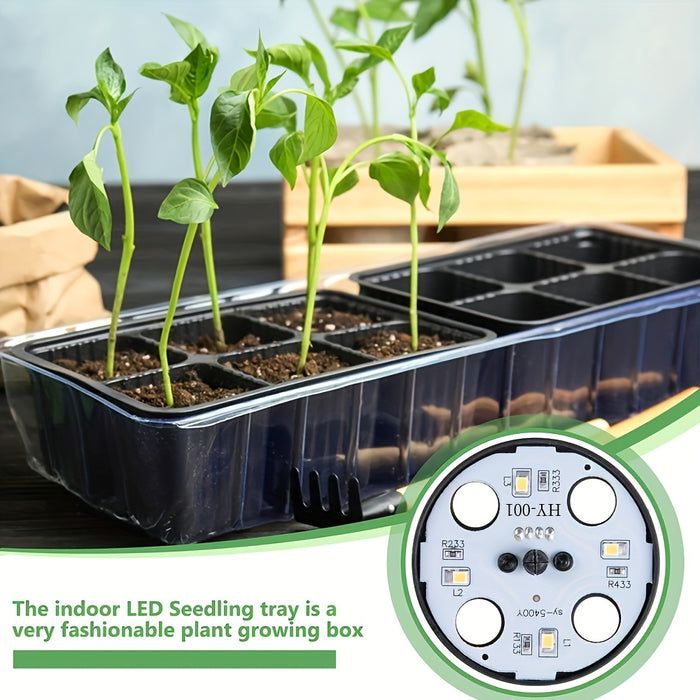 Plant LED Lights For Plants Seed Starter Trays Nursery Pots Seedling Tray Planter Flower Pots Lights Greenhouse Gardening Tools