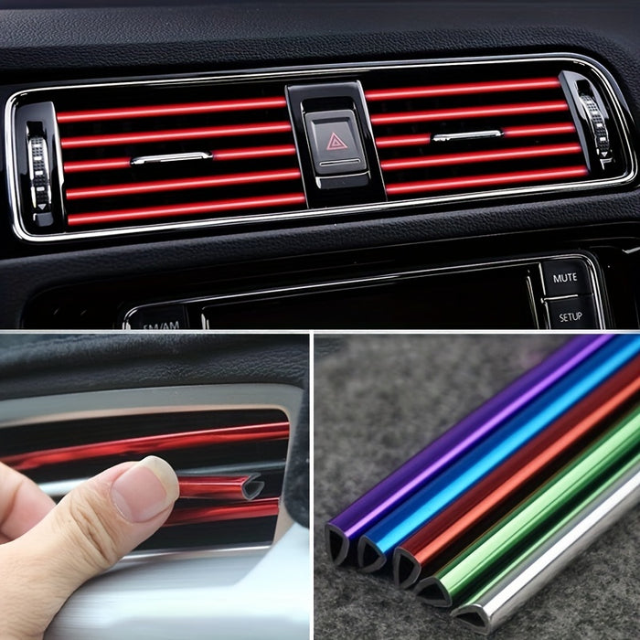 10pcs 10 Pcs Car Air Conditioner Outlet Decorative U-Shape Moulding Trim for Car Styling Door Edge Corner Protector