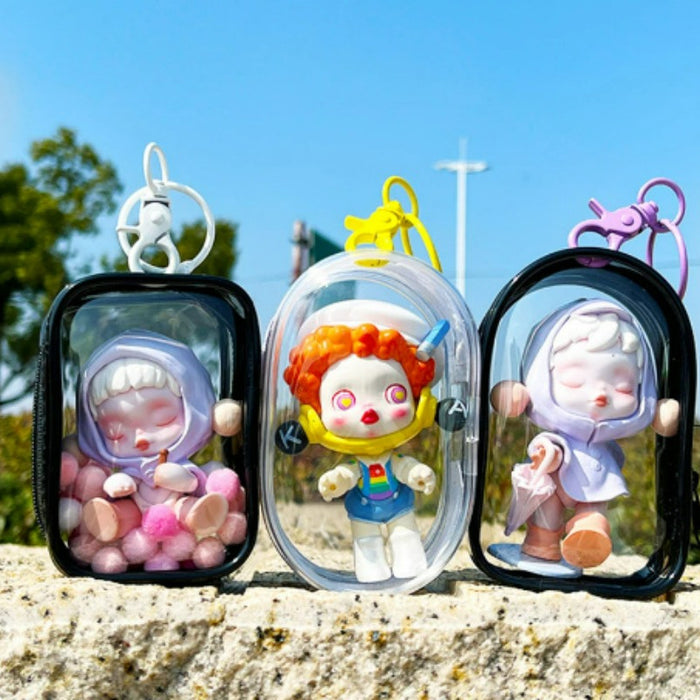 10/15cm Plush Doll Out Bag PVC Transparent Cotton Doll Transparent Display Pouch Clear Storage Case For Anime Cartoon Dolls New