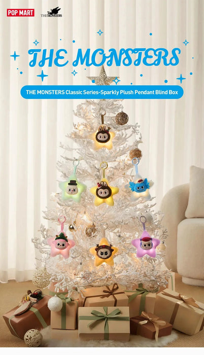THE MONSTERS Classic Series-Sparkly Plush Pendant Blind Box