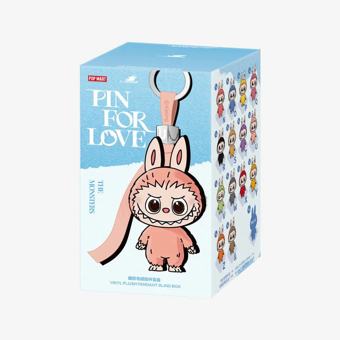 THE MONSTERS Pin for Love Series-Vinyl Plush Pendant Blind Box (N-Z)